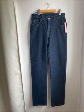 NWT Lois Dark Blue Jeans-Regular Waist-Straight Legs-30X34-Made in Canada 🇨🇦